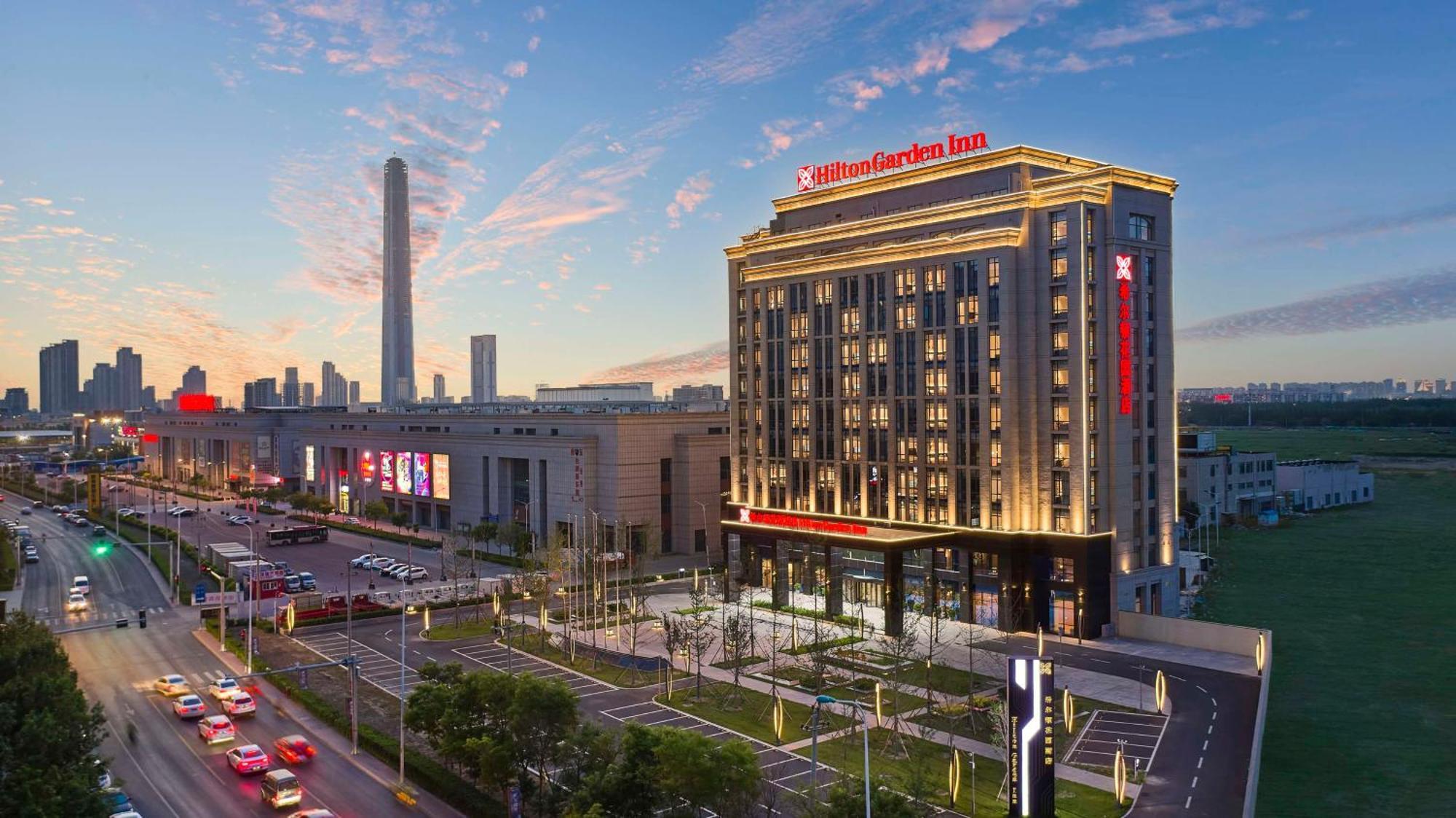 Hilton Garden Inn Tianjin Huayuan エクステリア 写真